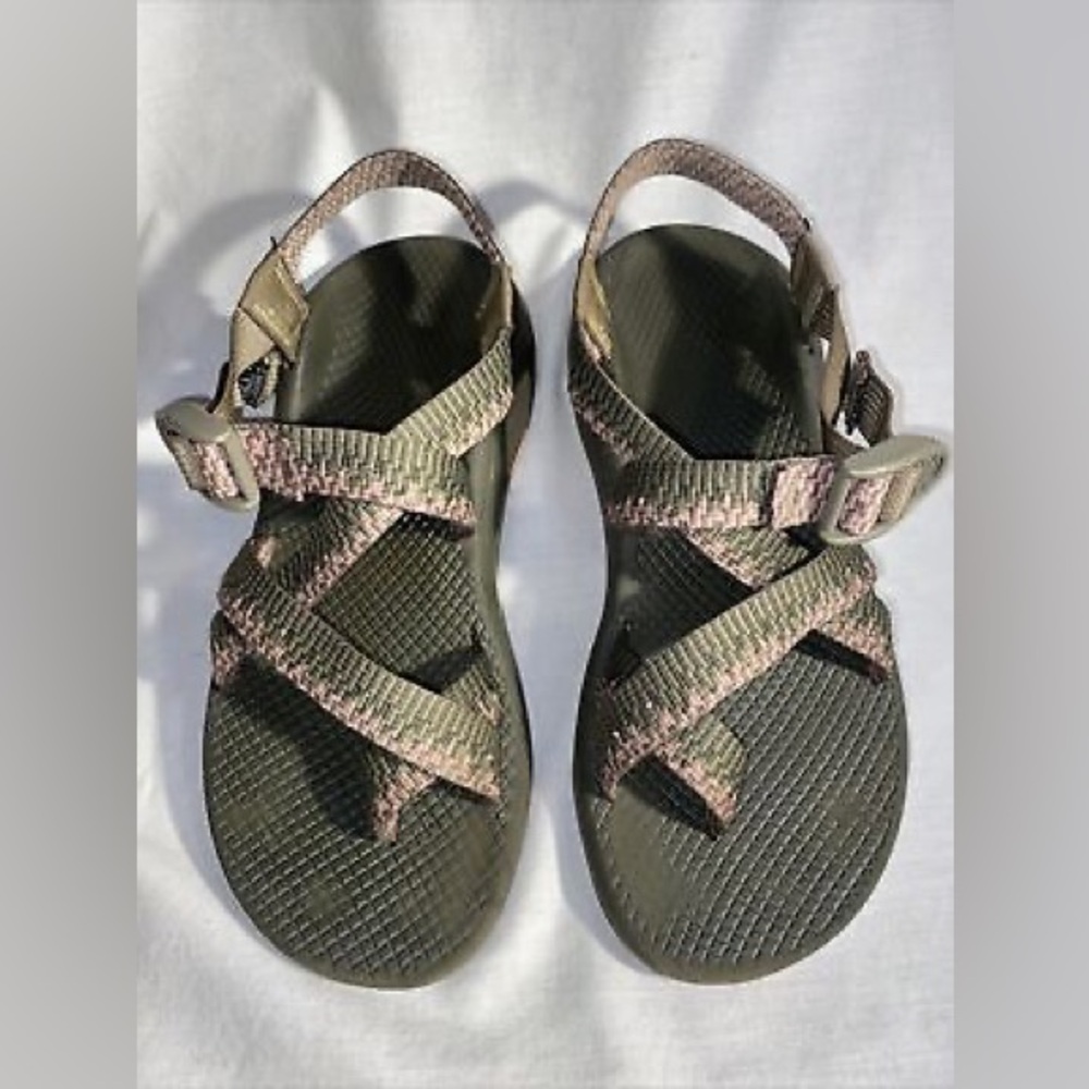 Pink and Green Women’s Chaco’s Sandals